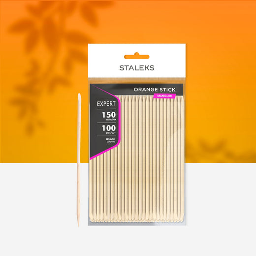 STALEKS EXPERT Orangenholzstäbchen, 150 mm (100 Stk) – Bild 1