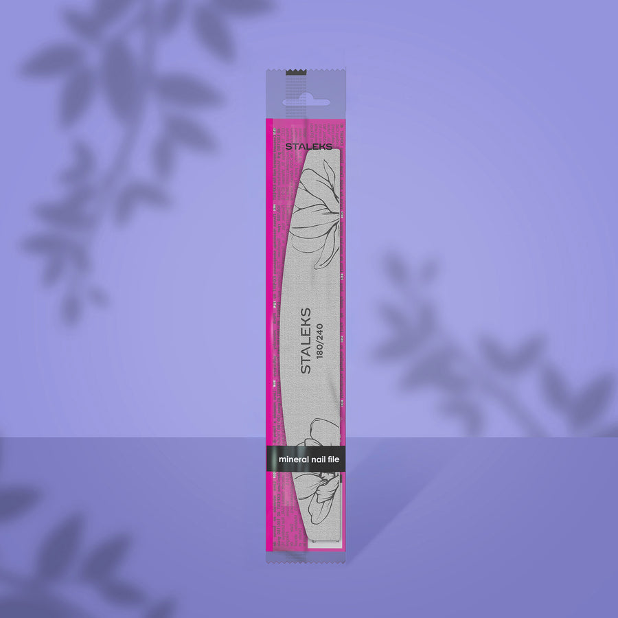 Staleks Crescent mineral nail file EXPERT 40 180/240 grit - NFE-40-180/240 - Bild 1