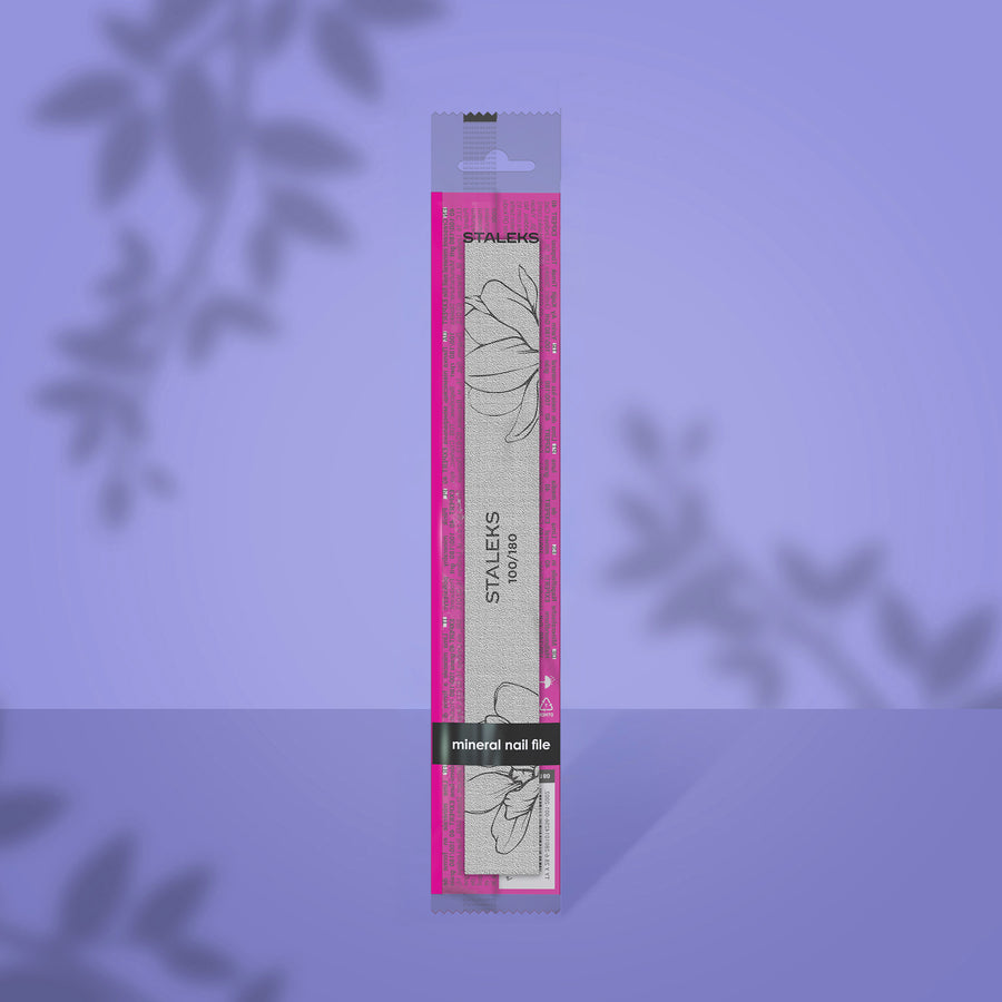 Staleks Straight mineral nail file EXPERT 20 100/180 grit - NFE-20-100/180 - Bild 1