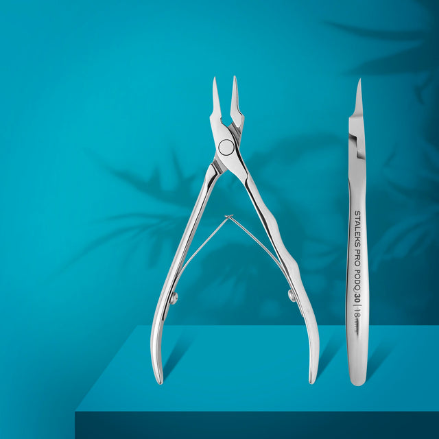 Staleks Podology nippers for ingrown toenails PODO 30 18 m - NP-30-18 - Bild 1