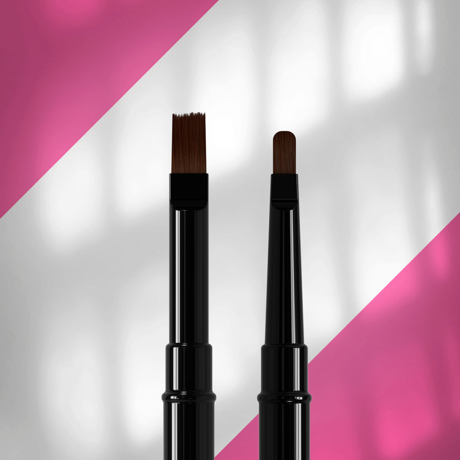 STALEKS EXPERT 04/08 Zweiseitiger Pinsel für Gel 7 mm/für Gel 10 mm – Bild 1