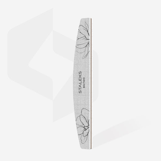 STALEKS EXPERT 40 Mineralische Halbmond-Feile für Nägel, 80/100 Grit (25 Stück) – Bild 2