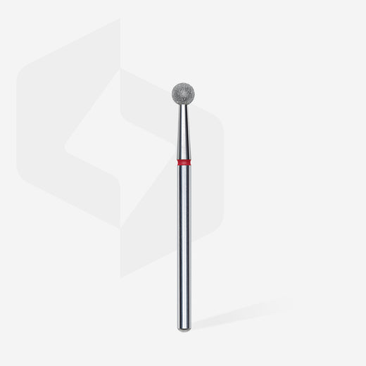 Staleks Diamond nail drill bit ball FA01R040 red EXPERT he - FA01R040 - Bild 2