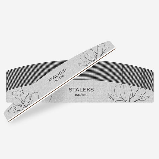 STALEKS EXPERT 40 Mineralische Halbmond-Feile für Nägel, 150/180 Grit (25 Stück) – Bild 3