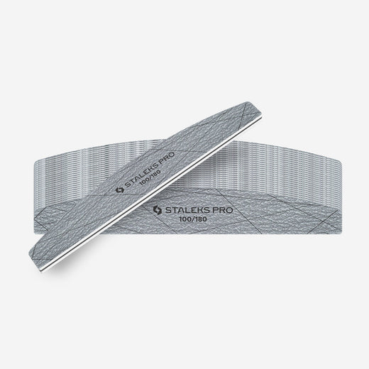 STALEKS SMART 40 Mineralische Halbmond-Feile für Nägel, 100/180 Grit (25 Stück) – Bild 3