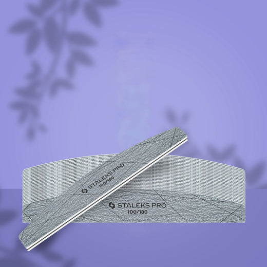 STALEKS SMART 40 Mineralische Halbmond-Feile für Nägel, 100/180 Grit (25 Stück) – Bild 1