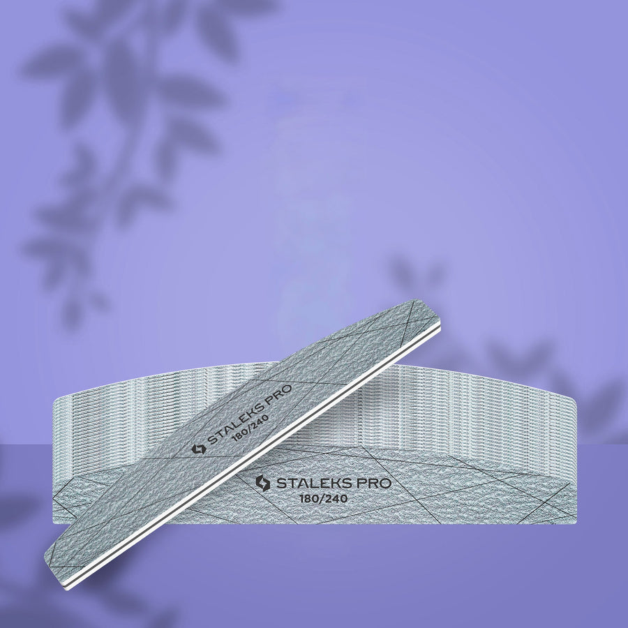 STALEKS SMART 40 Mineralische Halbmond-Feile für Nägel, 180/240 Grit (25 Stück) – Bild 1