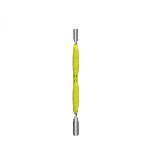 Staleks Manicure pusher Gummy with yellow silicone handle - PQ-10/1Y - Bild 3