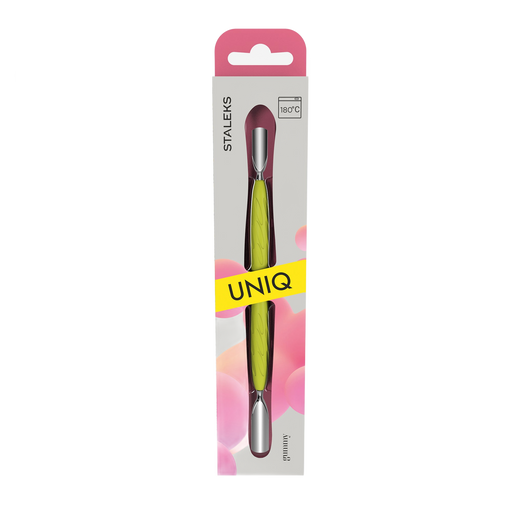 Staleks Manicure pusher Gummy with yellow silicone handle - PQ-10/1Y - Bild 4