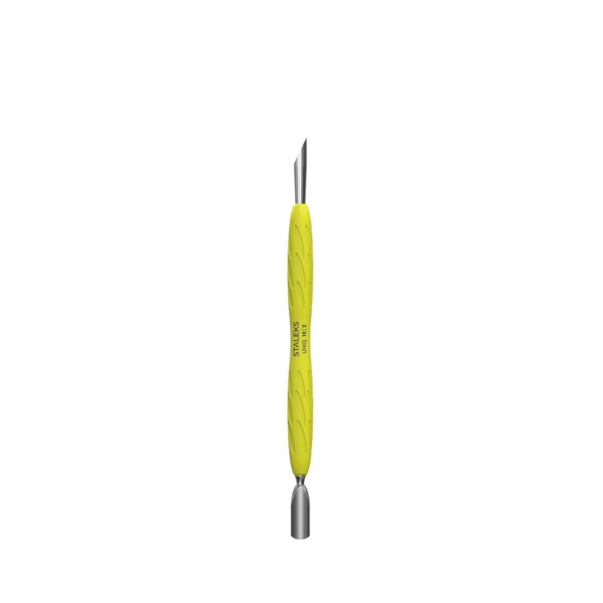 Staleks Manicure pusher Gummy with yellow silicone handle - PQ-10/2Y - Bild 3