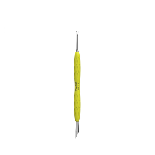 Staleks Manicure pusher Gummy with yellow silicone handle - PQ-11/2Y - Bild 3