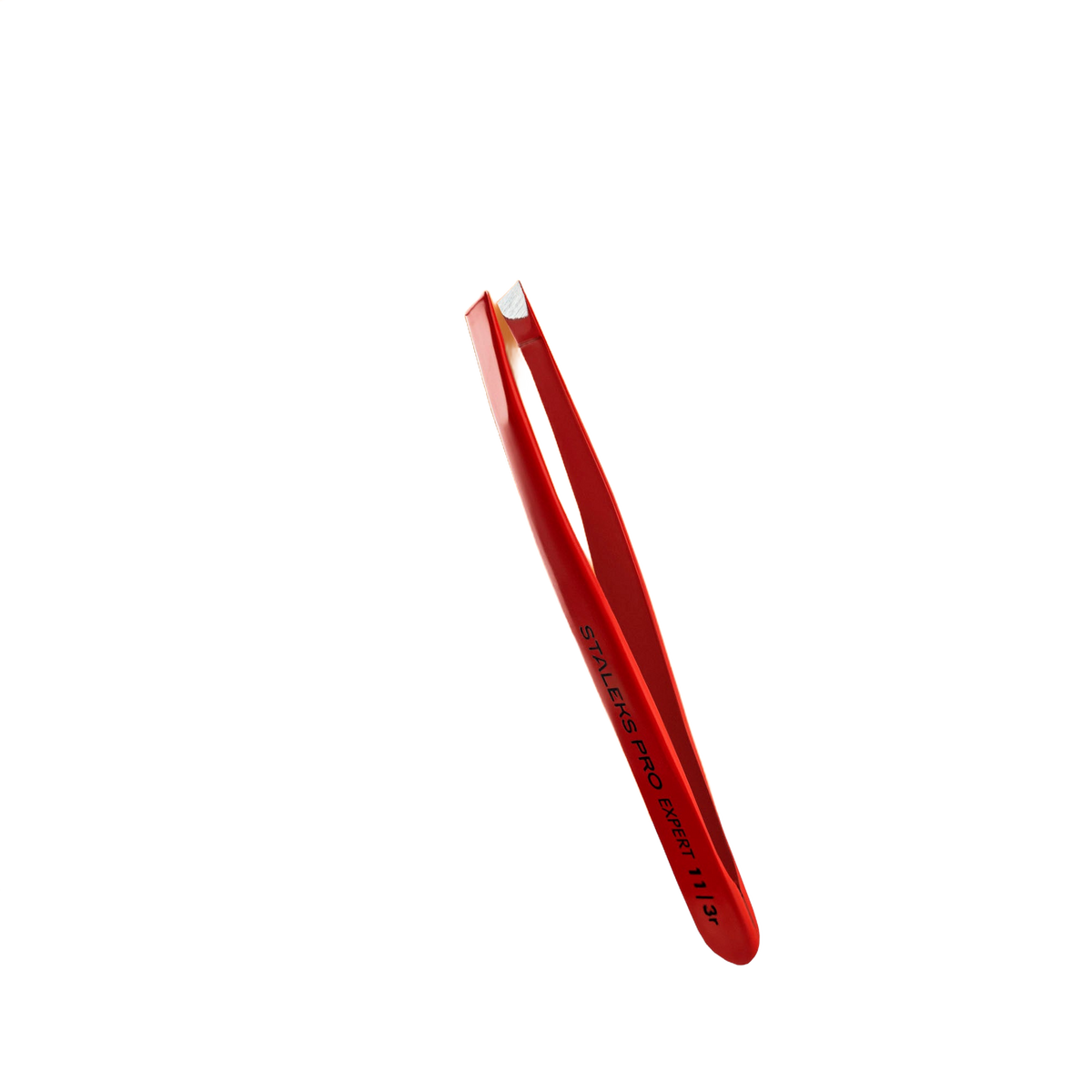Staleks Eyebrow tweezers red EXPERT 11 TYPE 3r (wide bevel - TE-11/3R - Bild 1