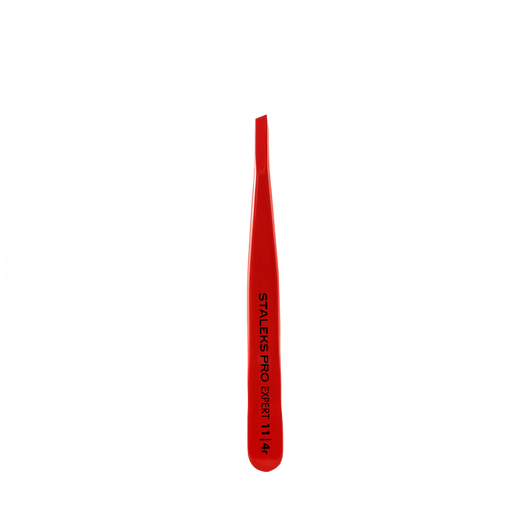 Staleks Eyebrow tweezers red EXPERT 11 TYPE 4r (narrow bev - TE-11/4R - Bild 3