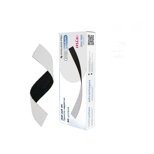 Staleks Disposable double DFCEMIX-22-100/180 sided files p - DFCEMIX-22-100/180 - Bild 1