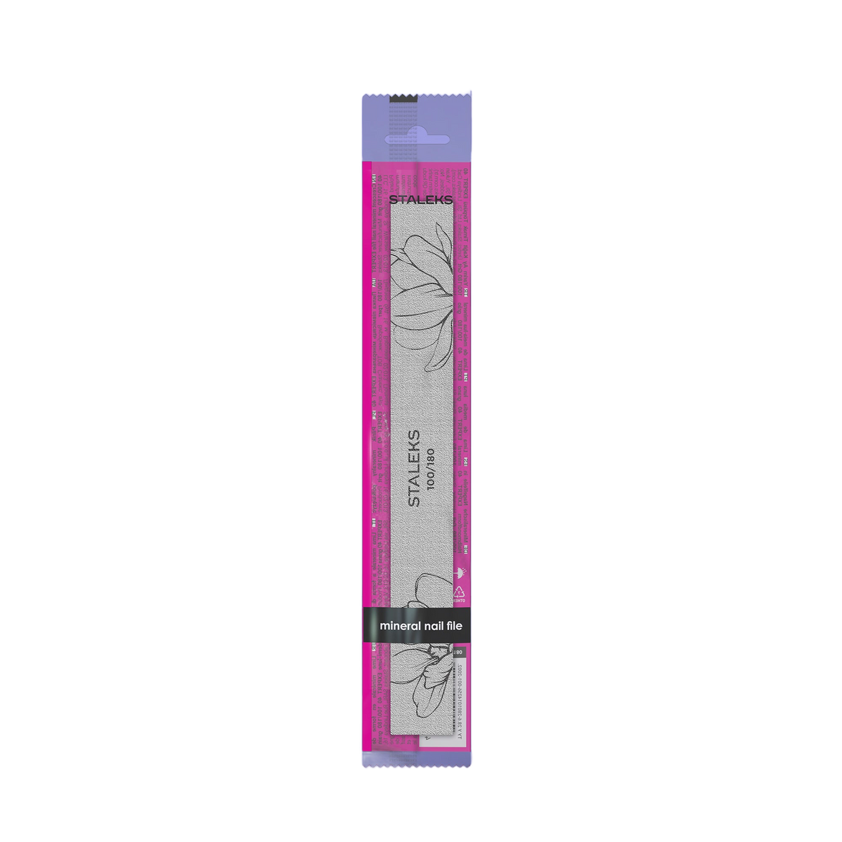 Staleks Straight mineral nail file EXPERT 20 100/180 grit - NFE-20-100/180 - Bild 1
