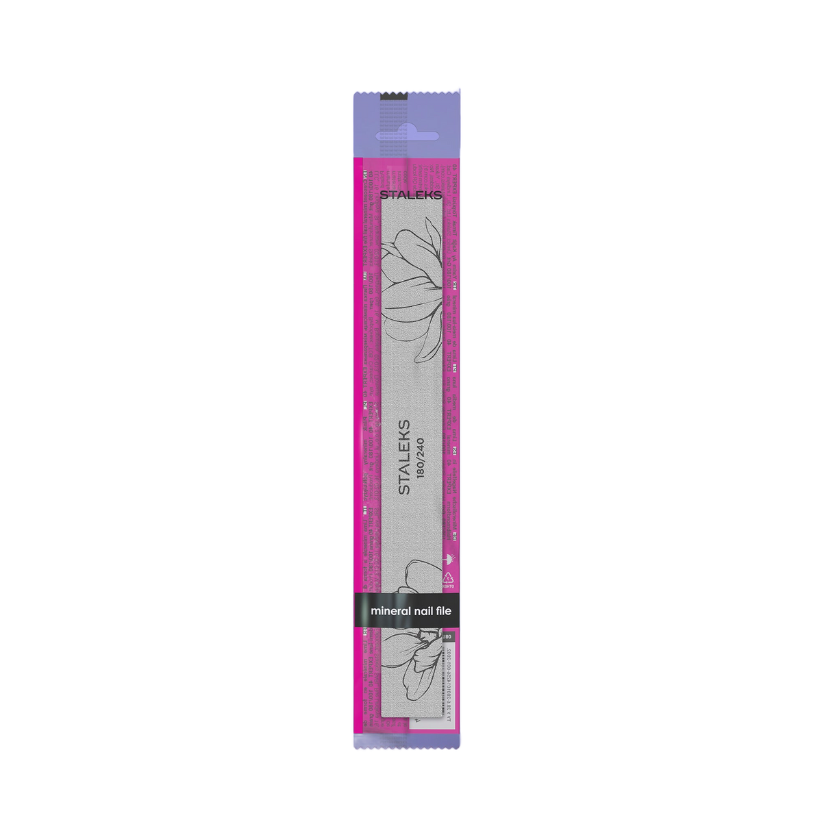 Staleks Straight mineral nail file EXPERT 20 180/240 grit - NFE-20-180/240 - Bild 1