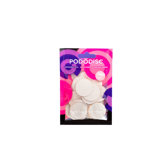 Staleks Disposable white files PDF-25-180W for pedicure di - PDF-25-180W - Bild 1