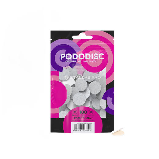 Staleks Disposable white files PDFS-20-100W on soft foam l - PDFS-20-100W - Bild 3