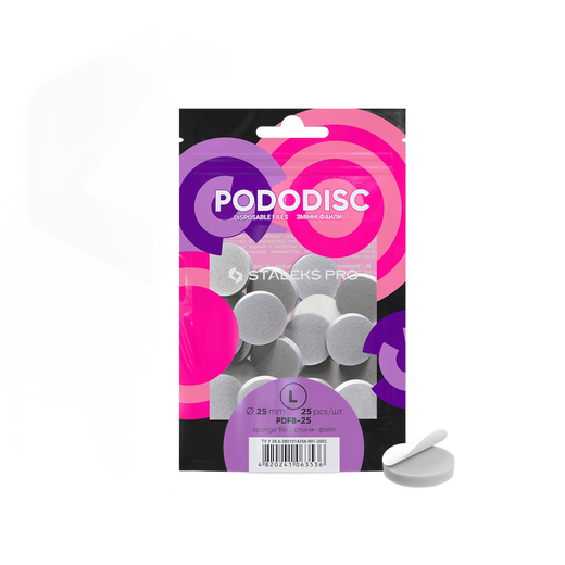 Staleks Disposable files-sponges PDFB-25 for pedicure disc - PDFB-25 - Bild 3