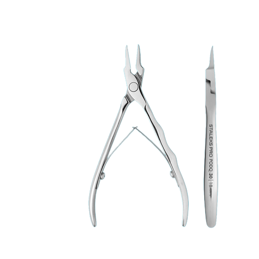 Staleks Podology nippers for ingrown toenails PODO 30 18 m - NP-30-18 - Bild 1