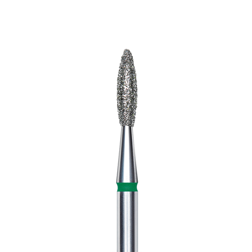 Staleks Diamond nail drill bit flame green EXPERT head dia - FA10G021/8 - Bild 1