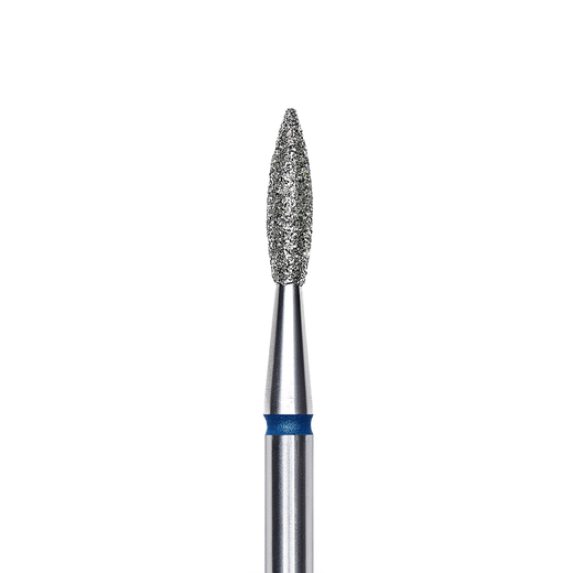 Staleks Diamond nail drill bit pointed flame blue EXPERT h - FA11B021/8 - Bild 1