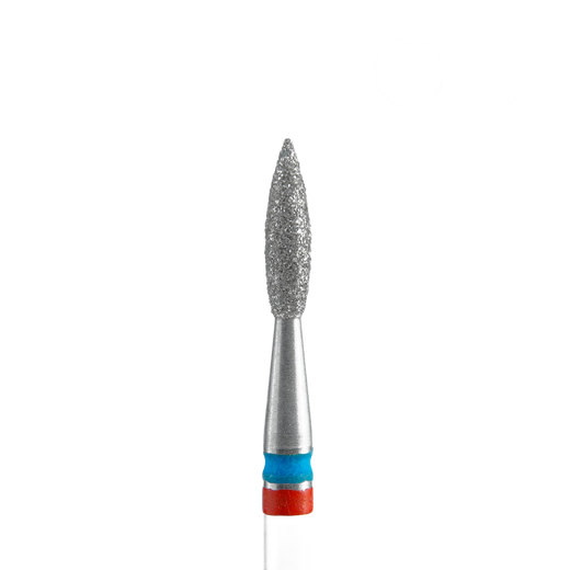 Staleks Diamond nail drill bit DUO flame red-blue EXPERT h - FA11RB021/8 - Bild 1