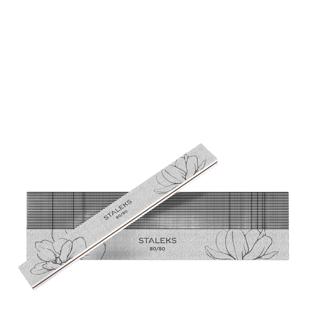 STALEKS EXPERT 20 Mineralische Feile für Nägel gerade, 80/80 Grit (25 Stück) – Bild 1