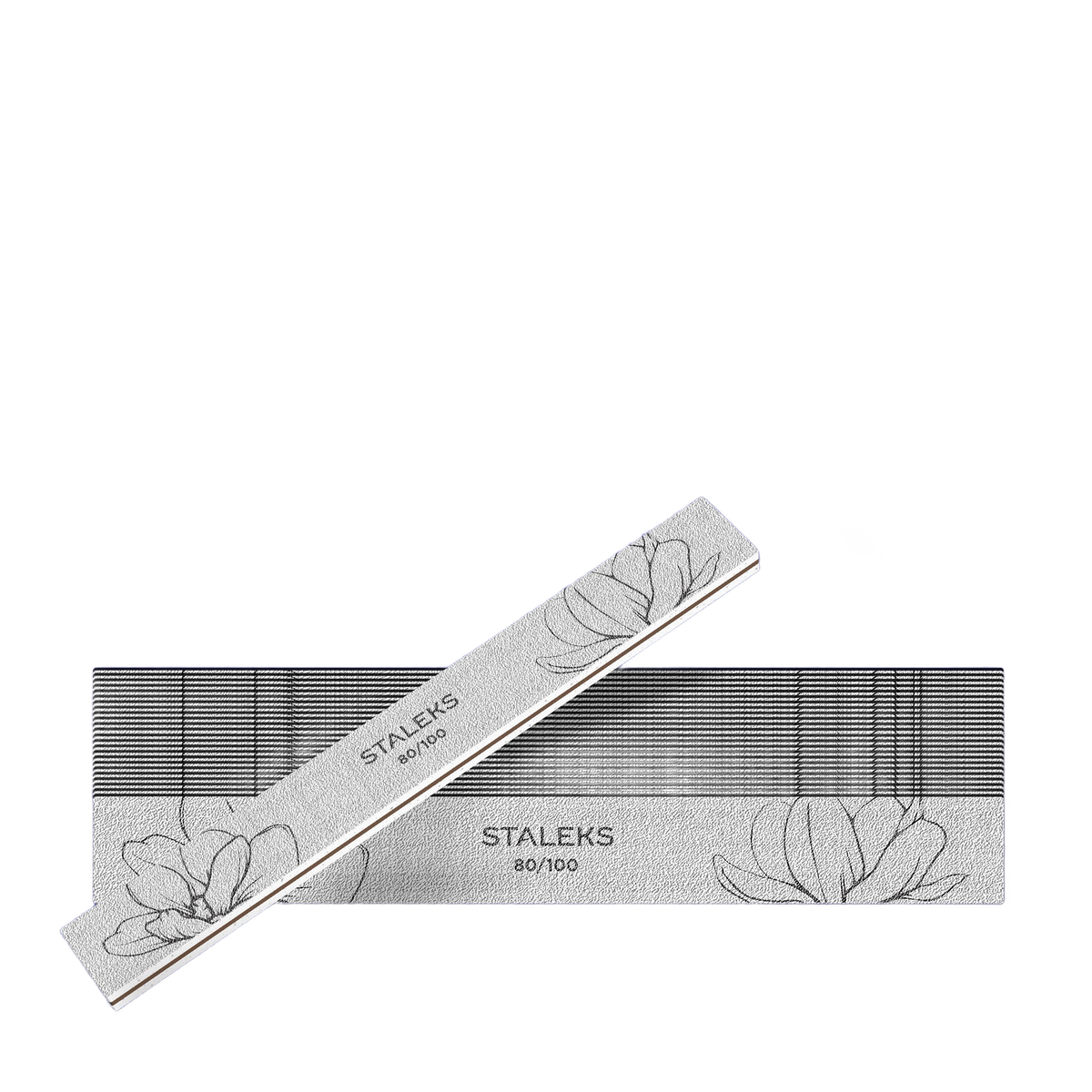 STALEKS EXPERT 20 Mineralische Feile für Nägel gerade, 80/100 Grit (25 Stück) – Bild 1