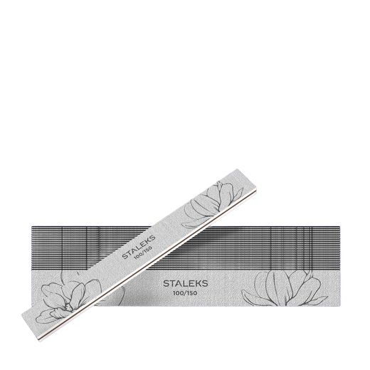 STALEKS EXPERT 20 Mineralische Feile für Nägel gerade, 100/150 Grit (25 Stück) – Bild 1