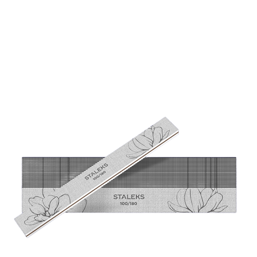 STALEKS EXPERT 20 Mineralische Feile für Nägel gerade, 100/180 Grit (25 Stück) – Bild 1