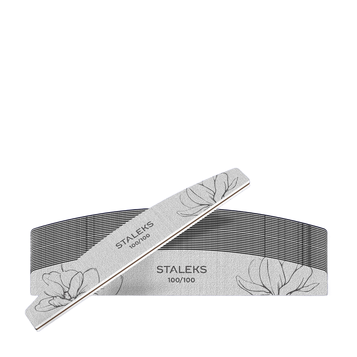 STALEKS EXPERT 40 Mineralische Halbmond-Feile für Nägel, 100/100 Grit (25 Stück) – Bild 1