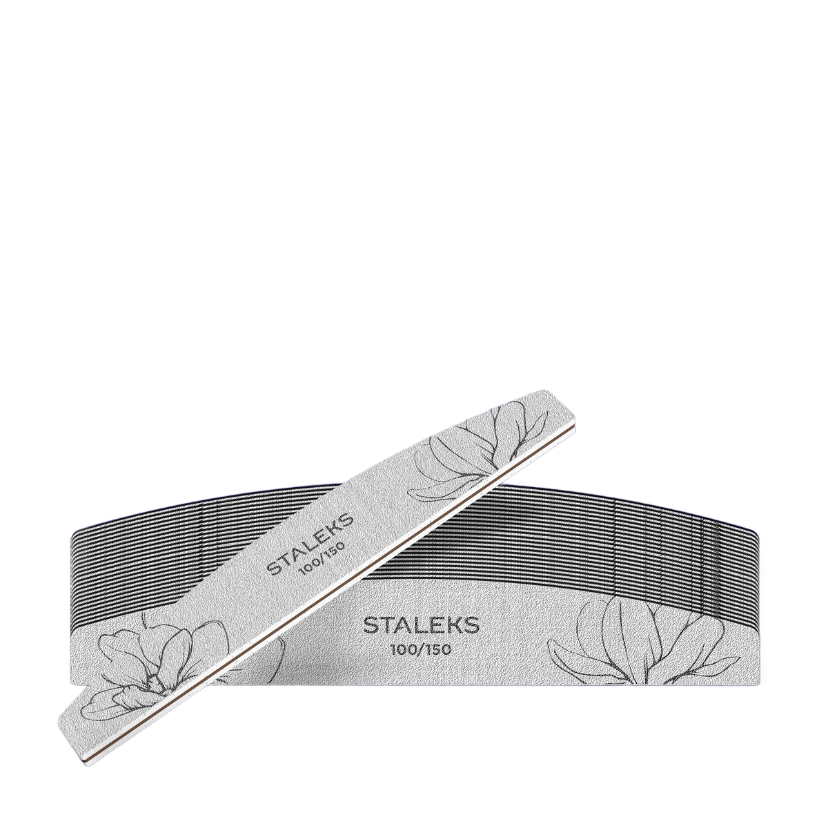 STALEKS EXPERT 40 Mineralische Halbmond-Feile für Nägel, 100/150 Grit (25 Stück) – Bild 1