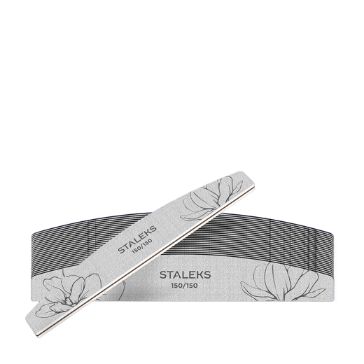STALEKS EXPERT 40 Mineralische Halbmond-Feile für Nägel, 150/150 Grit (25 Stück) – Bild 1