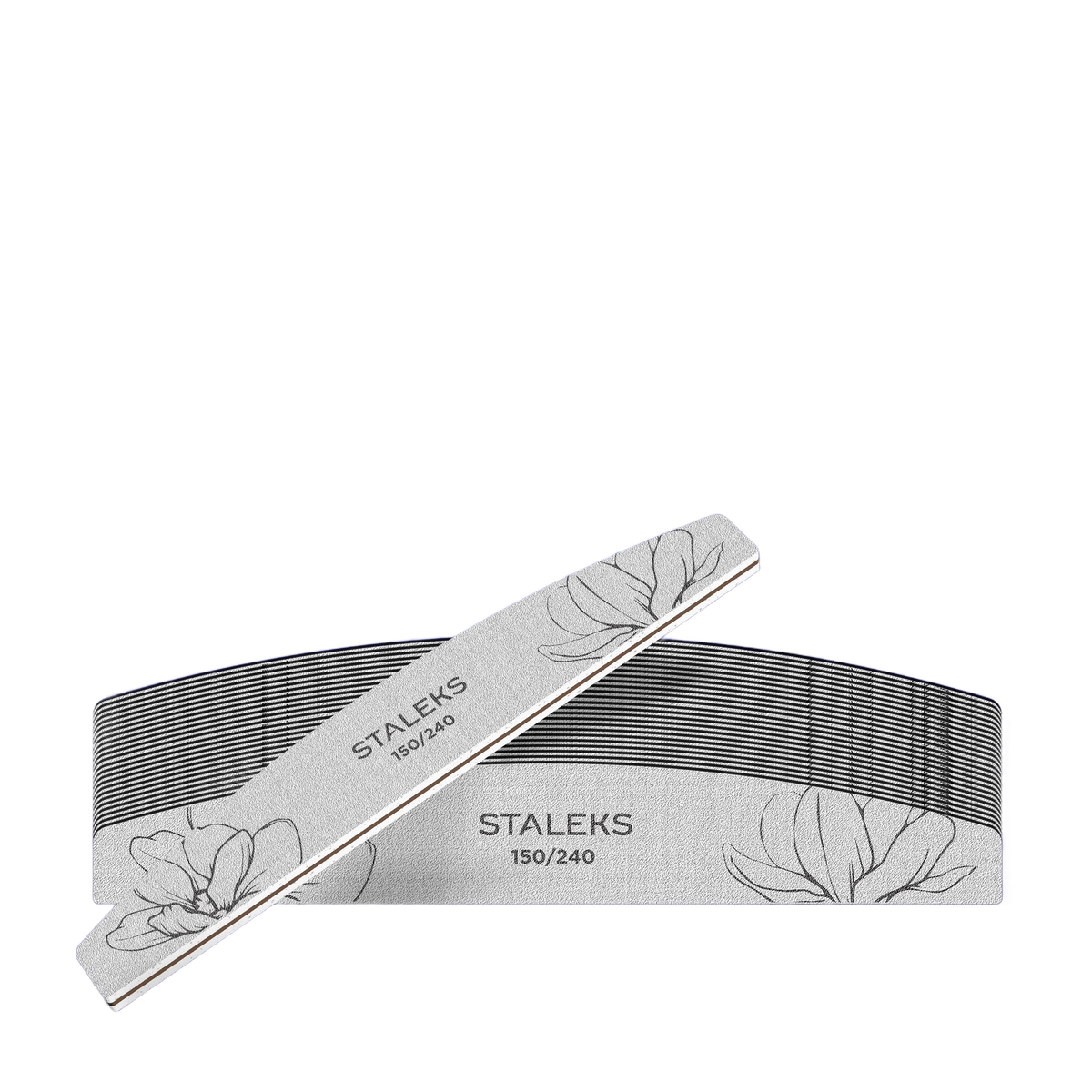STALEKS EXPERT 40 Mineralische Halbmond-Feile für Nägel, 150/240 Grit (25 Stück) – Bild 1