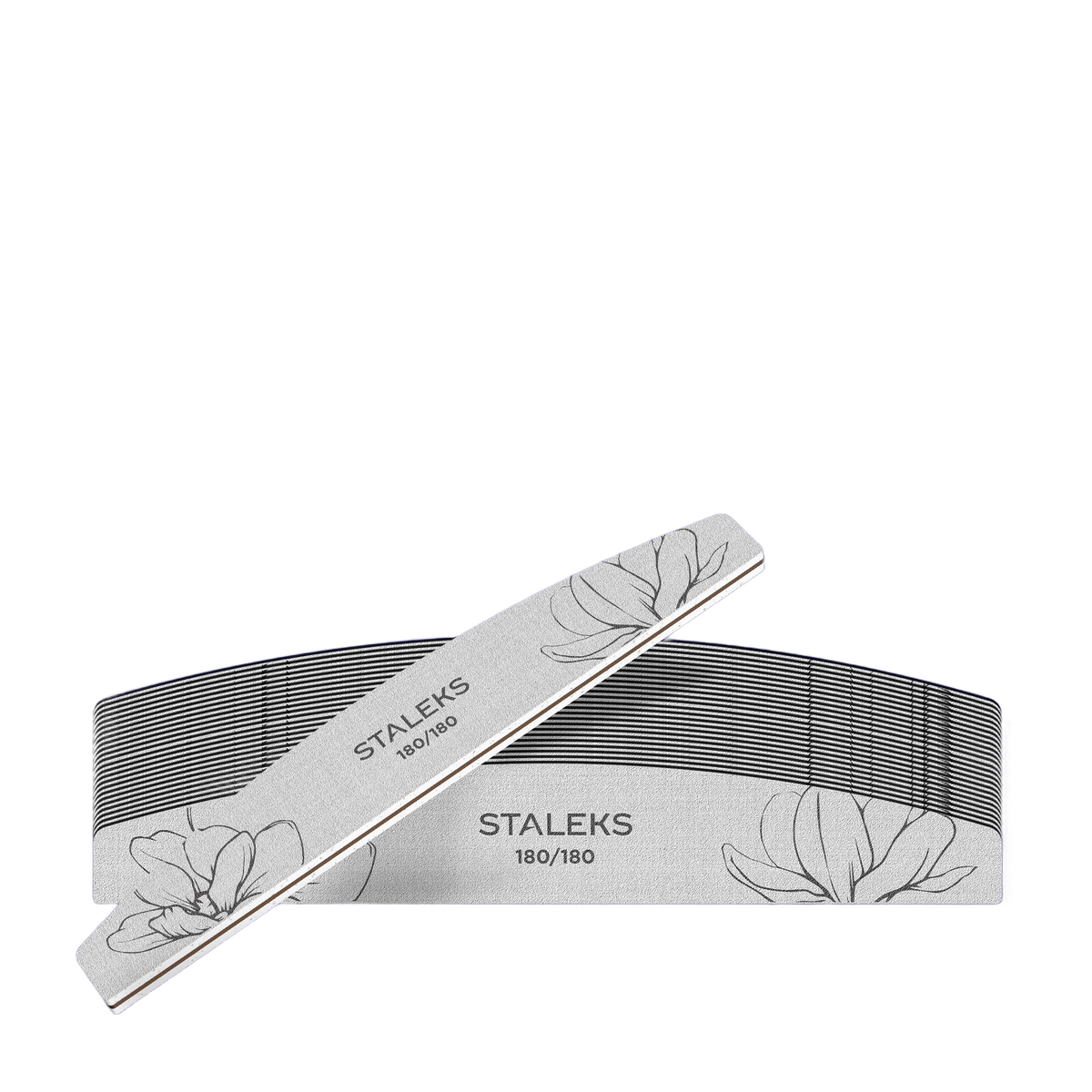 STALEKS EXPERT 40 Mineralische Halbmond-Feile für Nägel, 180/180 Grit (25 Stück) – Bild 1