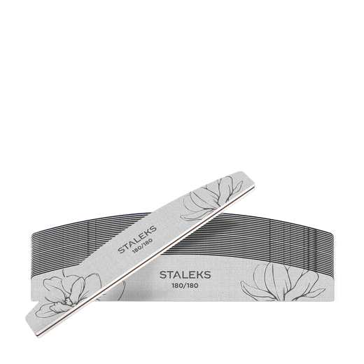 STALEKS EXPERT 40 Mineralische Halbmond-Feile für Nägel, 180/180 Grit (25 Stück) – Bild 1