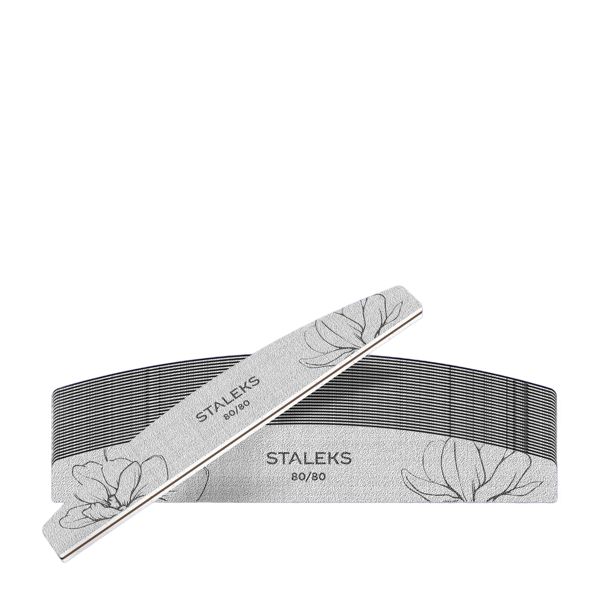 STALEKS EXPERT 40 Mineralische Halbmond-Feile für Nägel, 80/80 Grit (25 Stück) – Bild 1