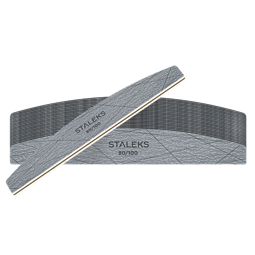 STALEKS SMART 40 Mineralische Nagelfeile für Nägel Halbmond, 80/100 Körnung (25 Stück) – Bild 3