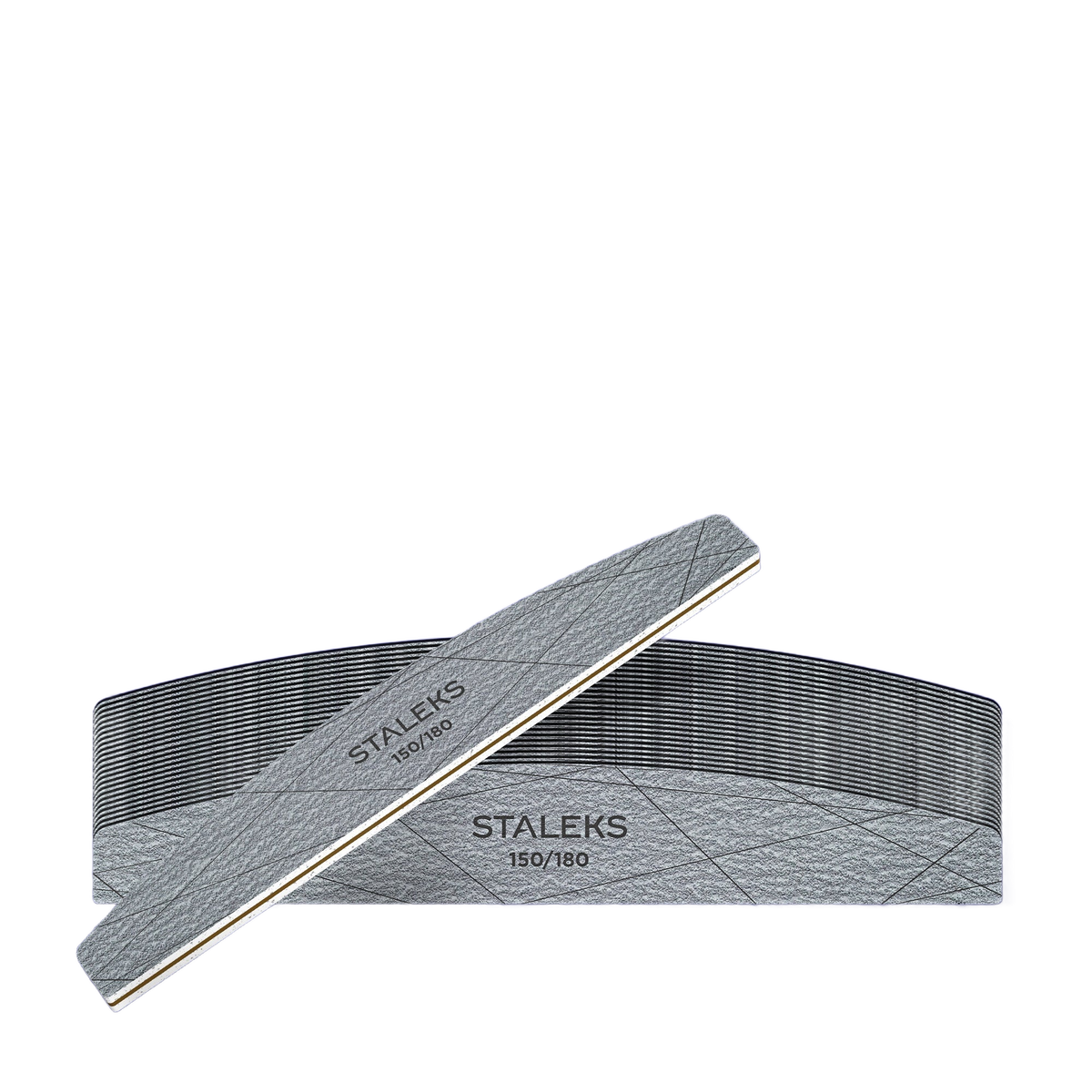 STALEKS SMART 40 Mineralische Nagelfeile Halbmond 150/180 Körnung (25 Stück) – Bild 1