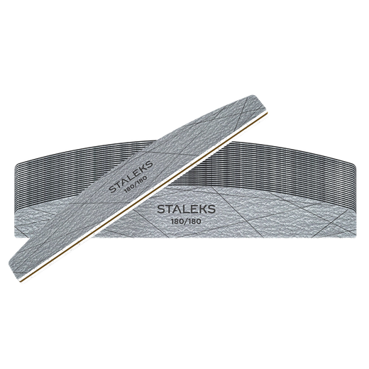 STALEKS SMART 40 Mineralische Nagelfeile Halbmond 180/180 Körnung (25 Stück) – Bild 3
