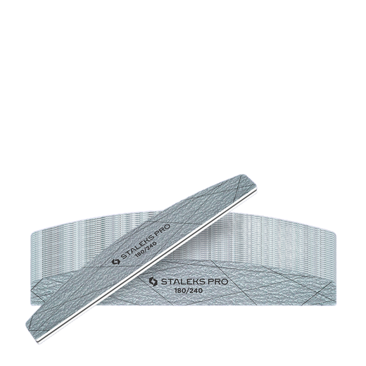 STALEKS SMART 40 Mineralische Halbmond-Feile für Nägel, 180/240 Grit (25 Stück) – Bild 1