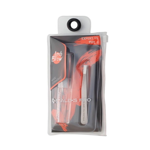STALEKS EXPERT 10 TYPE 1 Professionelle breite gerade Augenbrauenpinzette – Bild 4