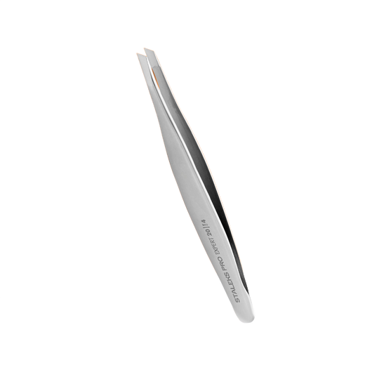 STALEKS EXPERT 20 TYPE 4 Professionelle schmale schräge Augenbrauenpinzette – Bild 1