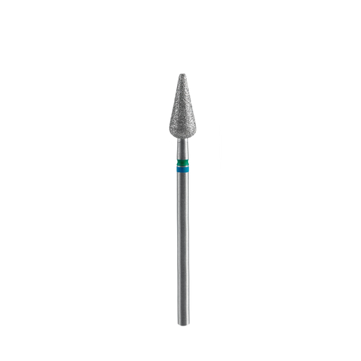 STALEKS EXPERT DUO Diamantfräser „Spitze Birne“ blau-grün, Durchmesser 5 mm, Arbeitsteil 12 mm – Bild 2