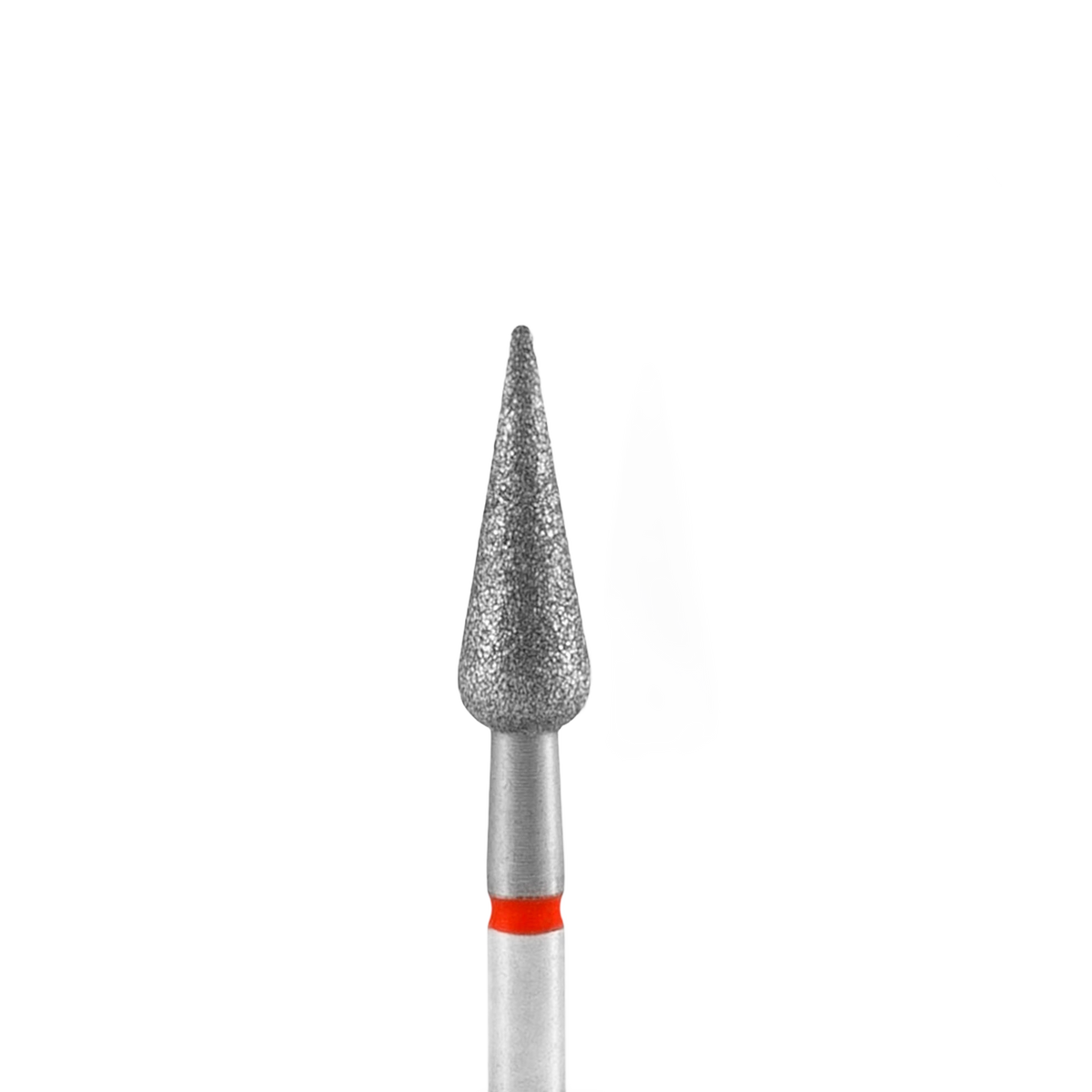 STALEKS EXPERT Diamantfräser „Spitze Birne“ rot, Durchmesser 4 mm, Arbeitsteil 12 mm – Bild 1