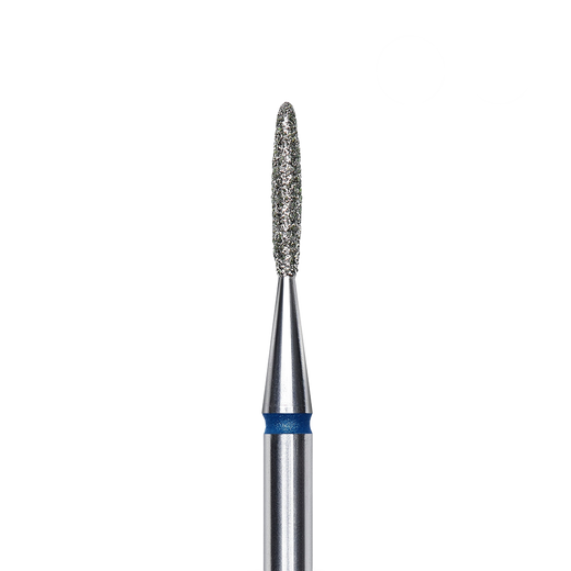 STALEKS EXPERT Diamantfräser "Flamme" blau, Durchmesser 1,4 mm, Arbeitsteil 8 mm – Bild 1