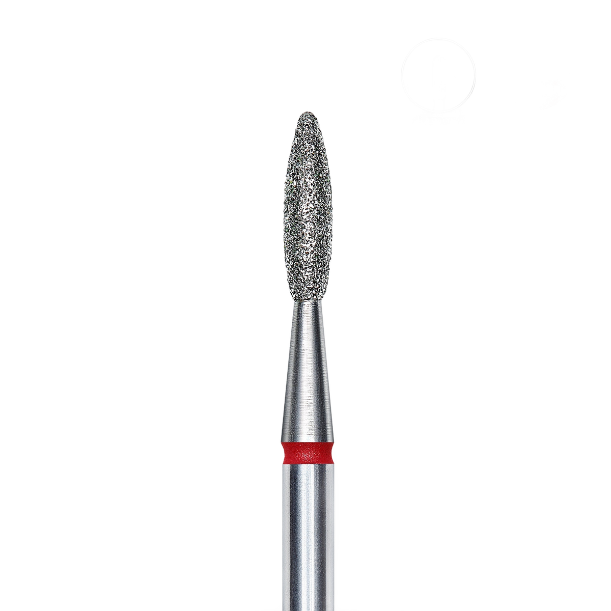 STALEKS EXPERT Diamantfräser "Flamme" rot, Durchmesser 2,1 mm, Arbeitsteil 8 mm – Bild 1