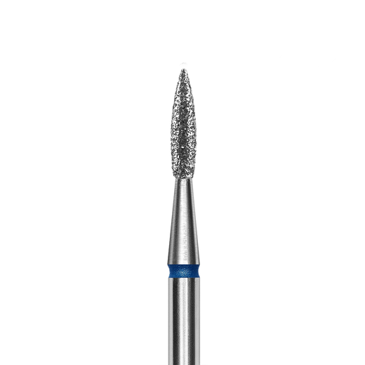 STALEKS EXPERT Diamantfräser „Spitze Flamme“ blau, Durchmesser 1,8 mm, Arbeitsteil 8 mm – Bild 1