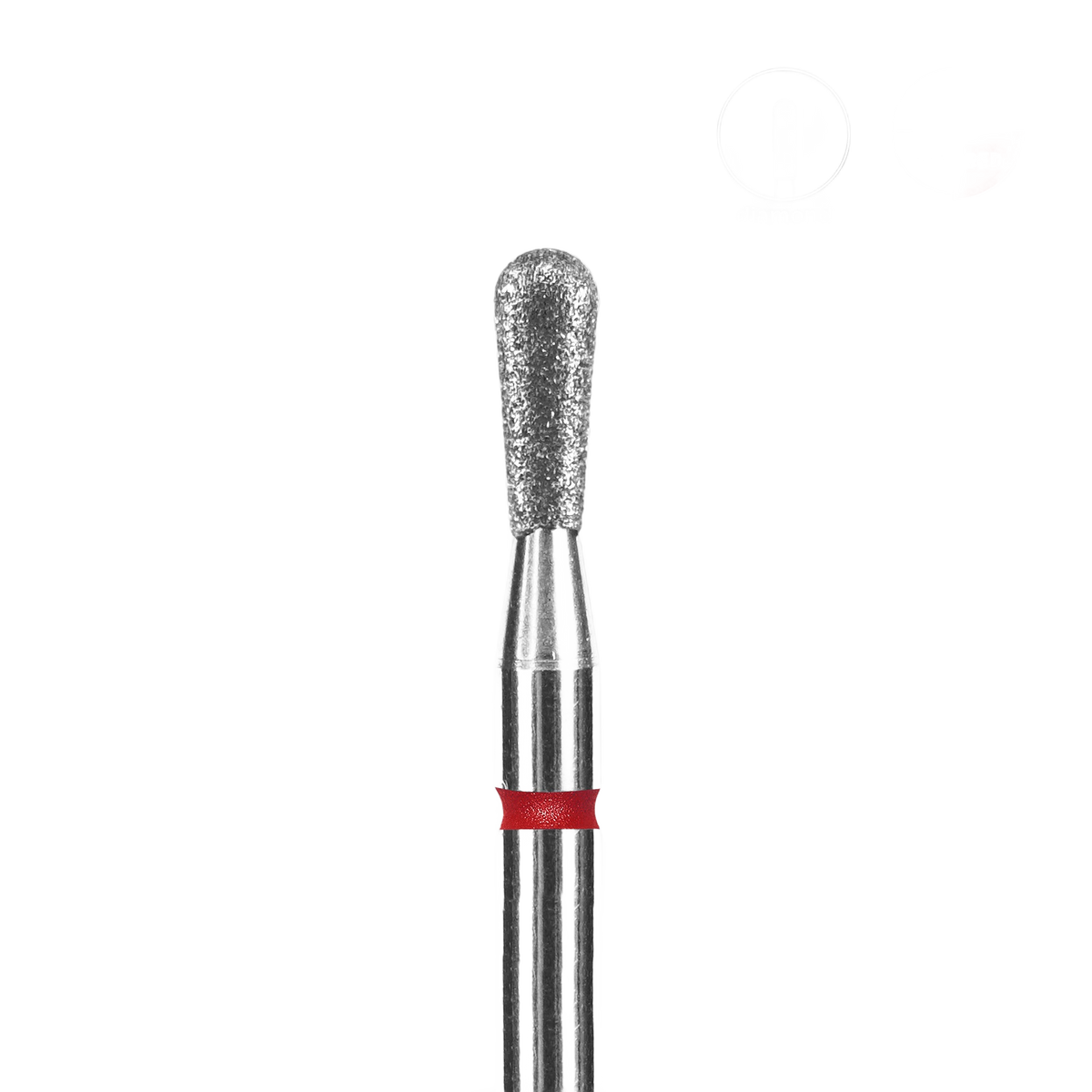 STALEKS EXPERT Diamantfräser "Streichholz" rot, Durchmesser 2,3 mm, Arbeitsteil 5 mm – Bild 1